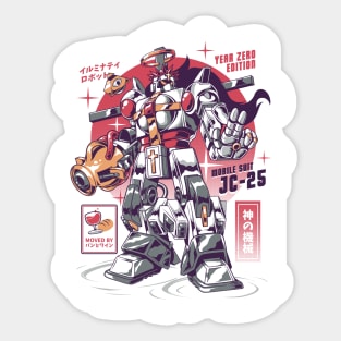 Mecha JC Sticker